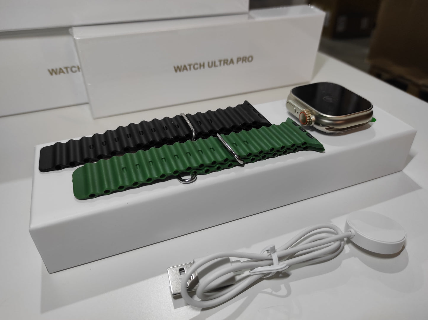 ENVÍO GRATIS | Smartwatch Ultra Pro con 2 correas ( negro + verde )