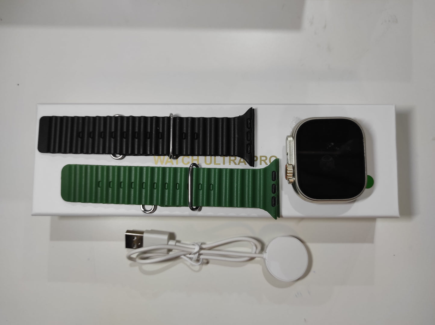 ENVÍO GRATIS | Smartwatch Ultra Pro con 2 correas ( negro + verde )