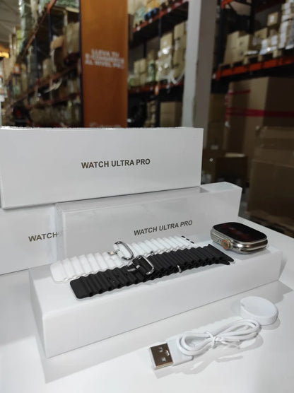 ENVÍO GRATIS | Smartwatch Ultra Pro con 2 correas ( negro + blanco )