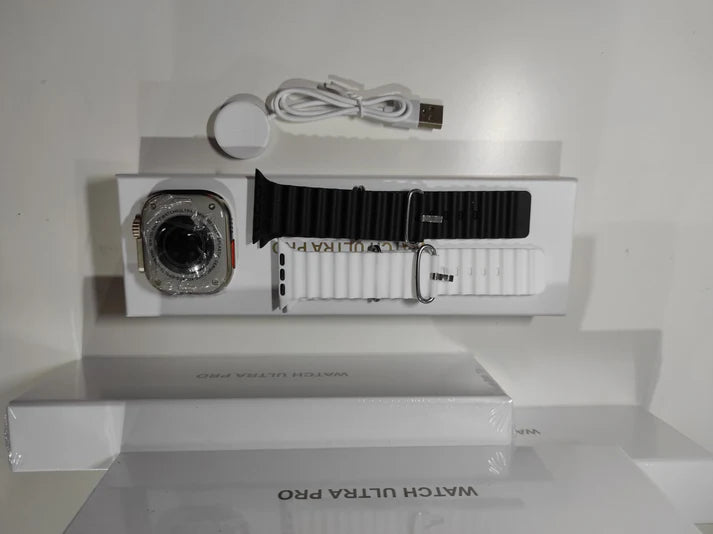 ENVÍO GRATIS | Smartwatch Ultra Pro con 2 correas ( negro + blanco )