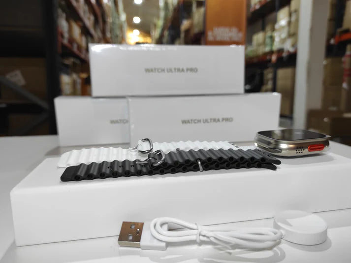 ENVÍO GRATIS | Smartwatch Ultra Pro con 2 correas ( negro + blanco )