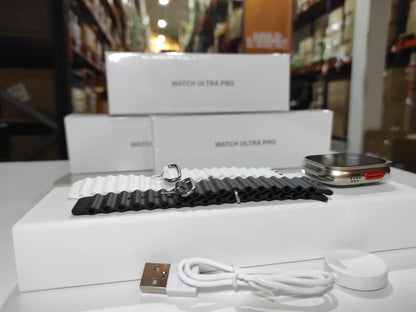 ENVÍO GRATIS | Smartwatch Ultra Pro con 2 correas ( negro + blanco )