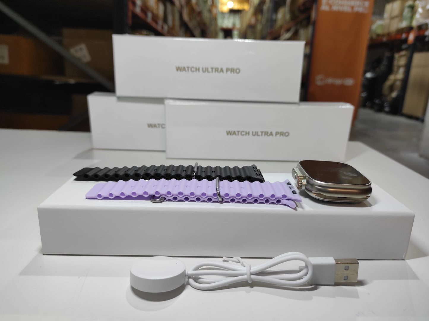 ENVÍO GRATIS | Smartwatch Ultra Pro con 2 correas ( negro + morado )