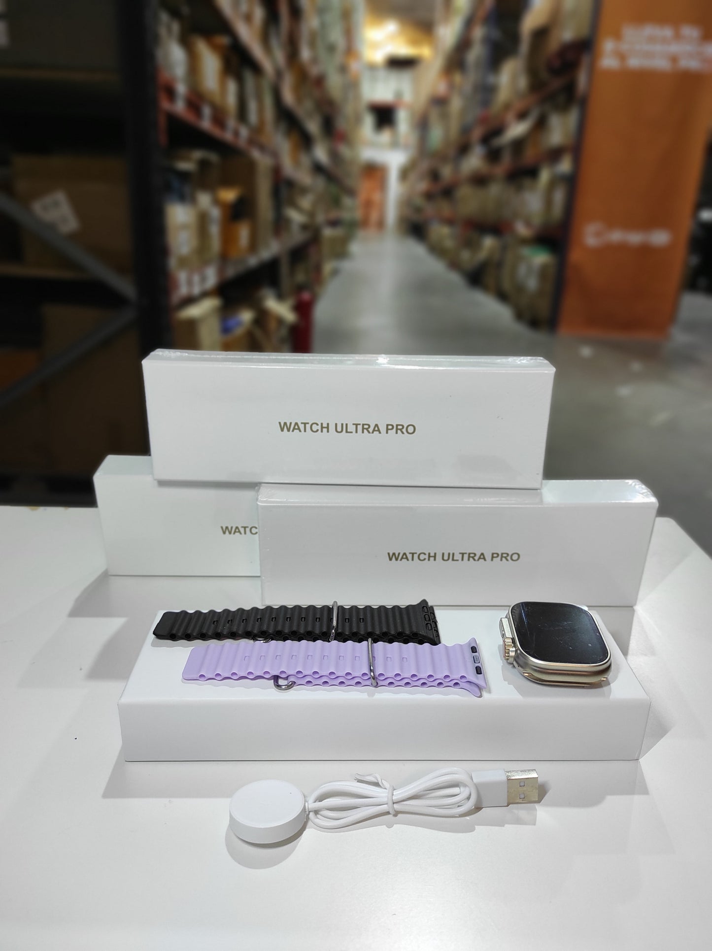 ENVÍO GRATIS | Smartwatch Ultra Pro con 2 correas ( negro + morado )