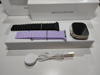 ENVÍO GRATIS | Smartwatch Ultra Pro con 2 correas ( negro + morado )