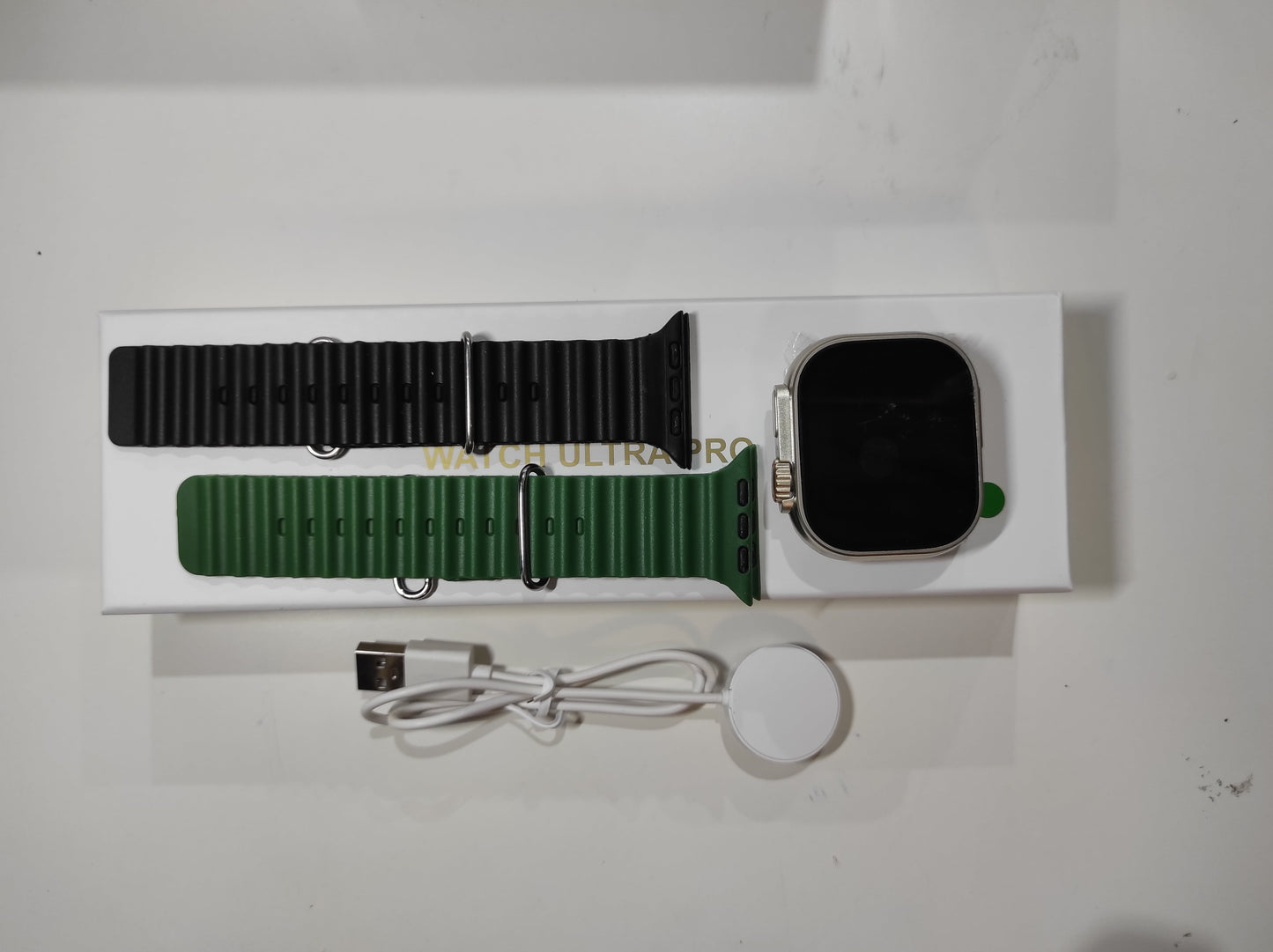 ENVÍO GRATIS | Smartwatch Ultra Pro con 2 correas ( negro + verde )