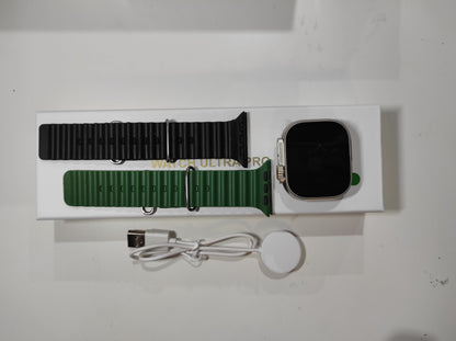 ENVÍO GRATIS | Smartwatch Ultra Pro con 2 correas ( negro + verde )