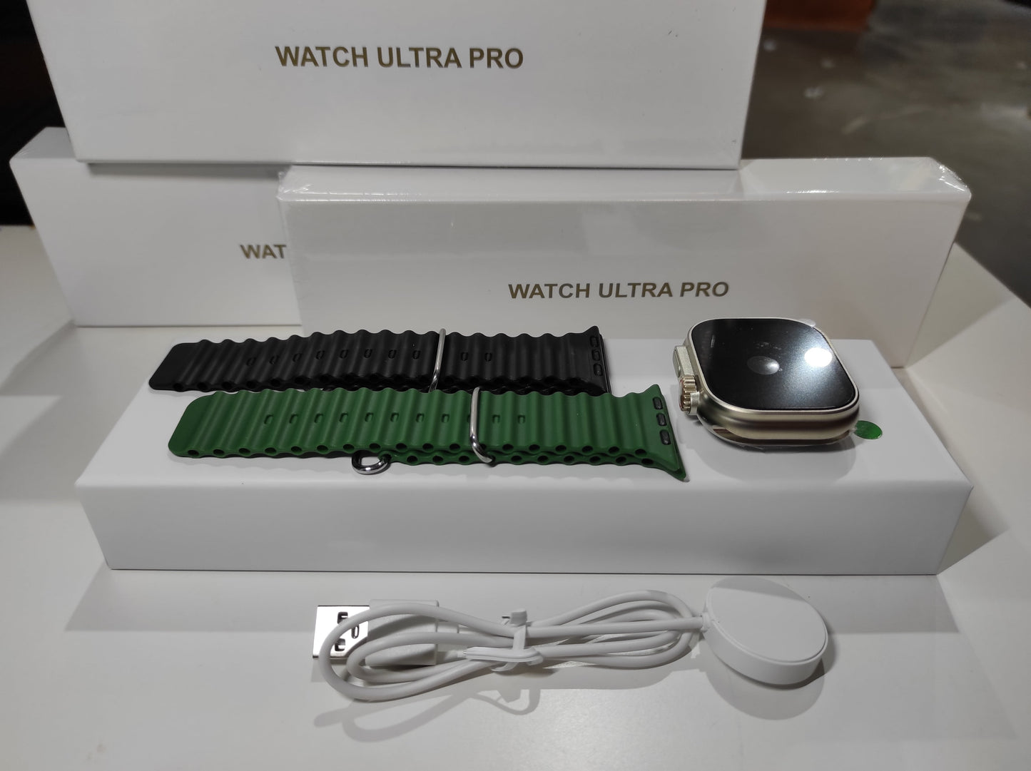 ENVÍO GRATIS | Smartwatch Ultra Pro con 2 correas ( negro + verde )