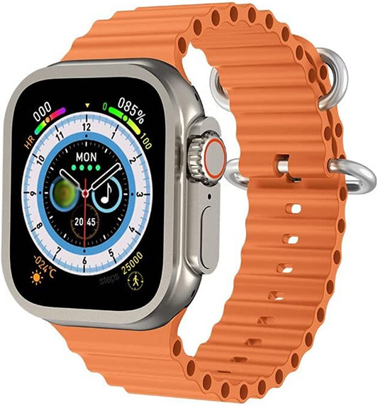 ENVÍO GRATIS | Smartwatch Ultra Pro con 2 correas ( negro + naranja )